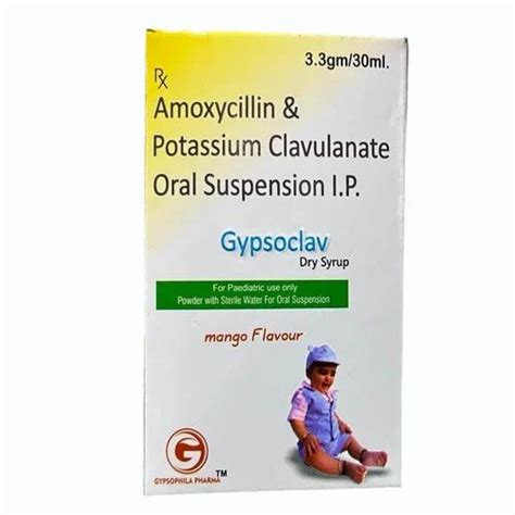 Amoxicillin Potassium Clavulanate Oral Suspension At Rs 29box