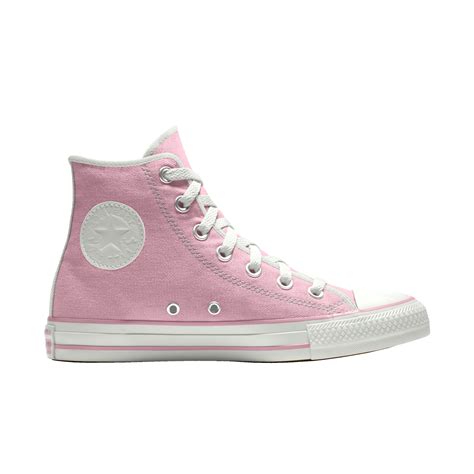 Pink Converse Classic High Tops In Light Pink