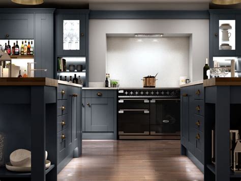 Darker hues can add a formal and sophisticated feel that creates a statement in larger areas. Milton Midnight | Wickes.co.uk
