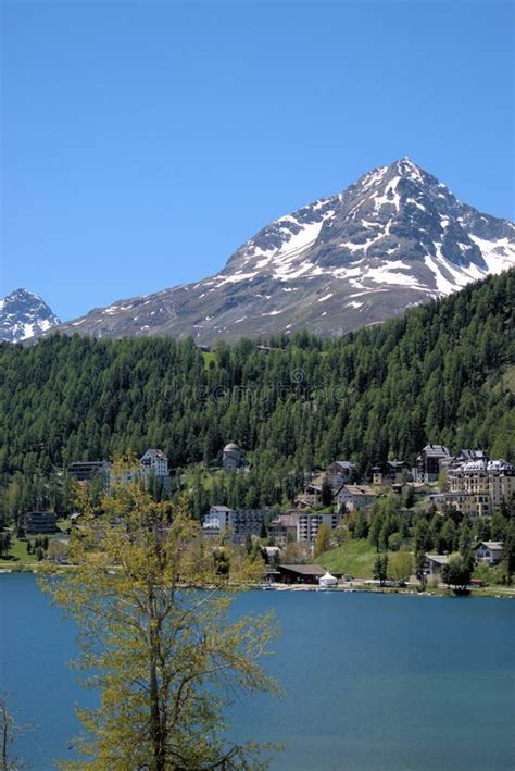 Amazing View Over The Lake Of Saint Moritz In Switzerland 2752020