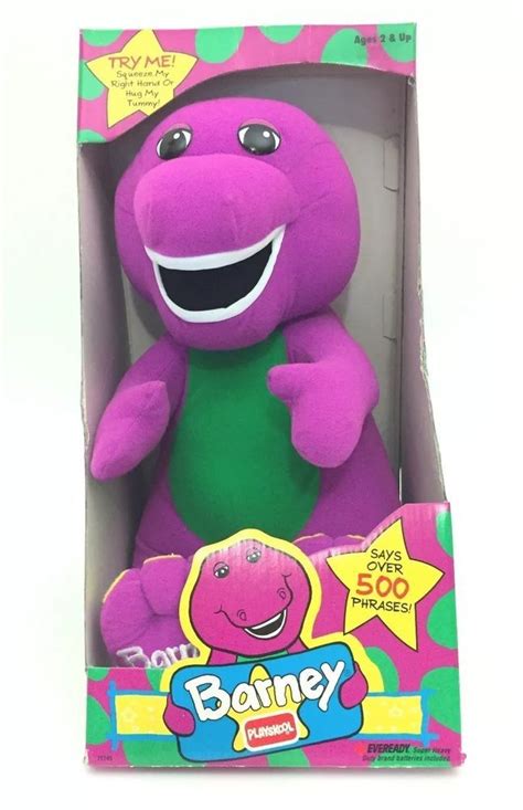 1996 Hasbro Playskool Talking Barney The Dinosaur Plush 17 New In Box