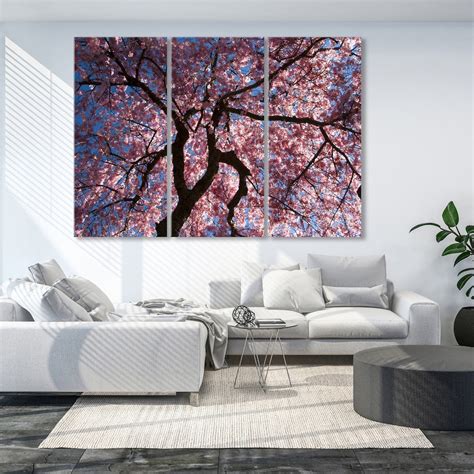 Cherry Blossom Tree Canvas Art Print Floral Wall Decor Home Decor
