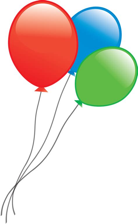 3 Balloons On A String Clipart Full Size Clipart 5233958 Pinclipart