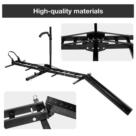 Motorcycle Carrier 500 Lbs Dirt Bike Carrier Hauler Hitch Rack With