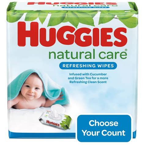 Huggies Natural Care Refreshing Scented Baby Wipes 168ct Brickseek