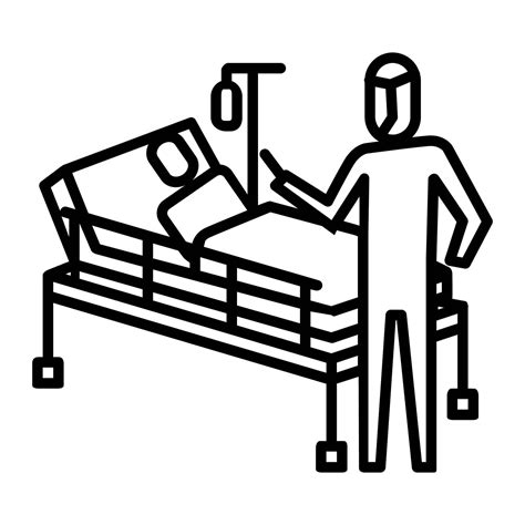 Inpatient Icon Symbol Of Activity Or Illustration To Deal With The