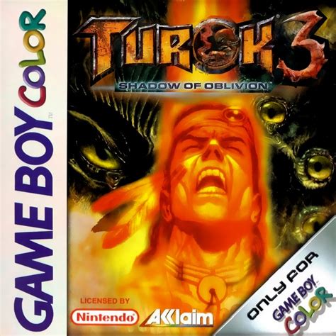 Turok 3 Shadow Of Oblivion Boxarts For Nintendo Game Boy Color The