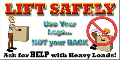 Lifting Safety Clip Art