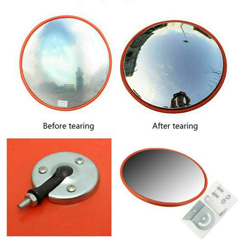 New Wide Angle Security Curved Convex Road Mirror Large Traffic Driveway Safety Ebay