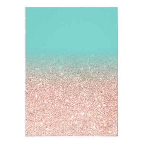 An Aqua And Pink Ombreed Background With Glitter
