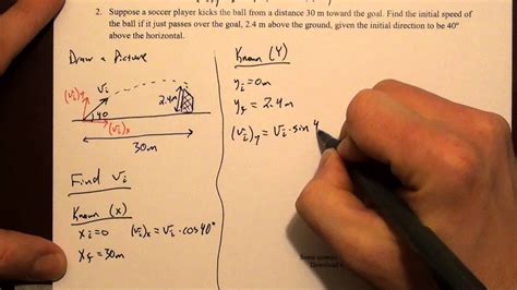 2d Kinematics Projectile Motion Youtube