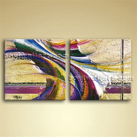 Large Canvas Wall Art Set Picture Oil Modern Abstract