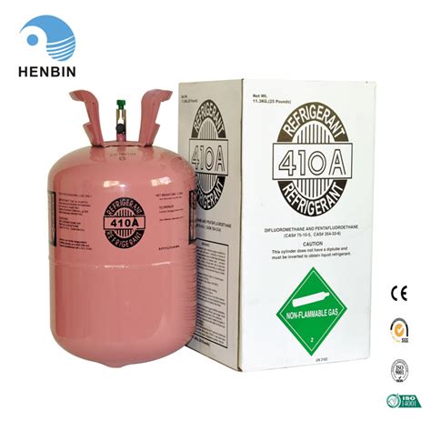 Eco Friendly Refrigerant R410a Gas Refrigeration Gas 410a China Air