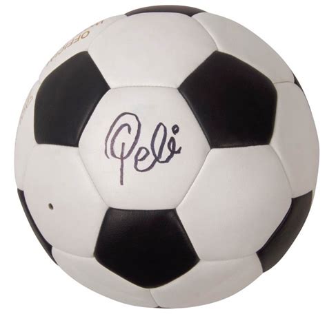 Pele Signed Soccer Ball Beckett Pristine Auction
