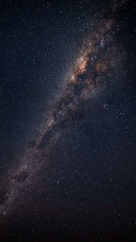 Download Wallpaper 2160x3840 Starry Sky Milky Way Astronomy Galaxy