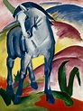 Caballo azul I - cuadro de Franz Marc | Franz marc, Blue horse, Poster art