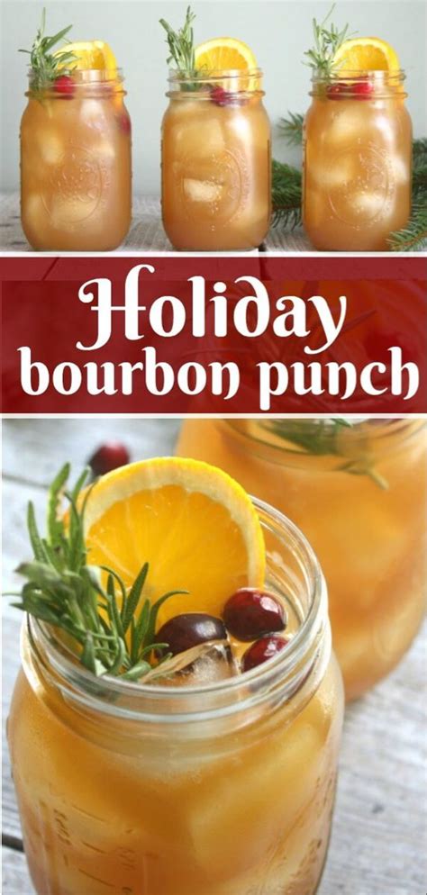 The perfect drink for your celebration or quiet night in, delivered directly to you. Bourbon Holiday Punch | Recipe | Bourbon punch, Holiday ...