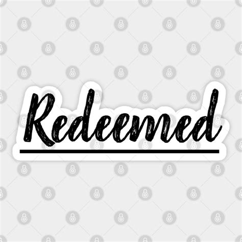 Redeemed Christian Redeemed Sticker Teepublic