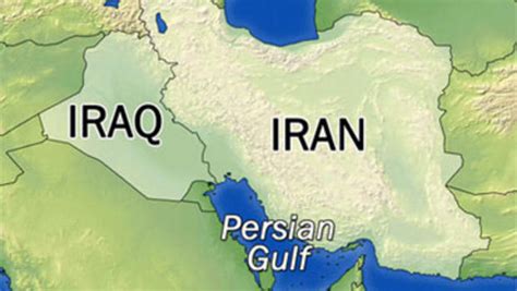 Where Is Iraq And Iran On The Map