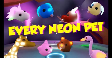 Adopt Me Pets Pictures Neon Mega Neon Otter Harleys Roblox Adopt Me
