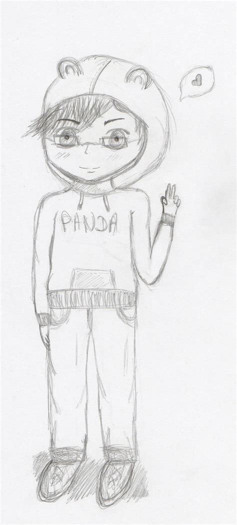 Kawaii Chibi Panda Boy~fast Sketch By Luckyworld2510 On Deviantart