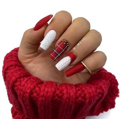 53 Ideas De Uñas Para Navidad Que Te Encantarán