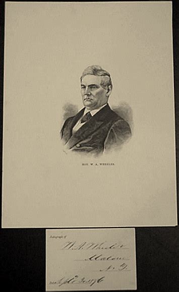 Wheeler William A Edward N Bomsey Autographs Inc