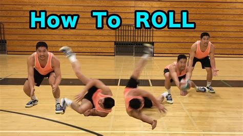 How To Roll Rolling Dive Volleyball Defense Tutorial Youtube