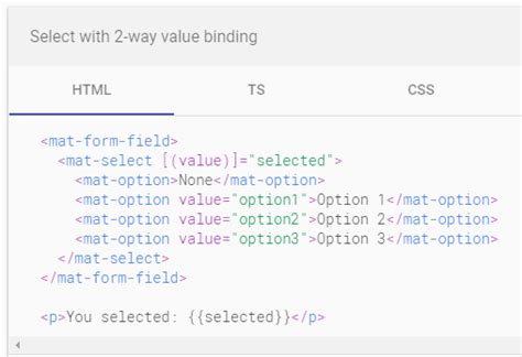 Angular 5 Material Update Mat Select When List Of Mat Options Change