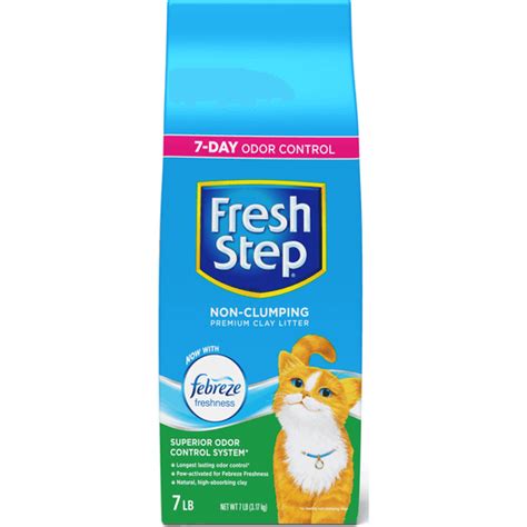 Fresh Step Non Clumping Premium Cat Litter With Febreze Freshness
