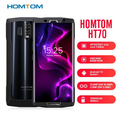 Buy Homtom Ht70 4g Phablet 60 Inch Android 70