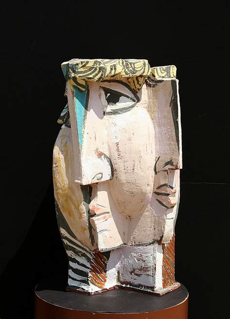 Sold Price In The Style Of Pablo Picasso Cubist Face Terracotta