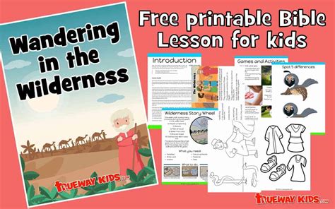Wandering In The Wilderness Free Bible Lesson For Kids Trueway Kids