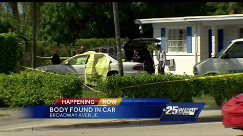 Body Found In Car In West Palm Beach