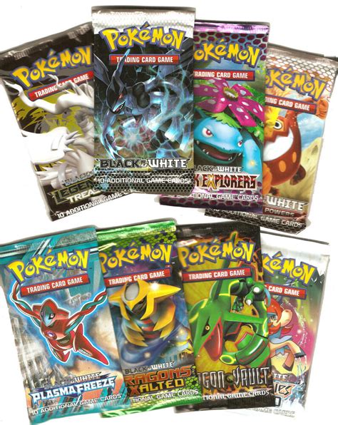 Maybe you would like to learn more about one of these? Pokemon Booster Packs Black & White and X&Y Trading Card Game New Sealed Cards | eBay