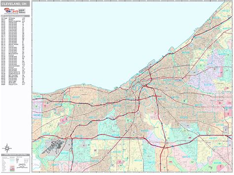 Cleveland Ohio Zip Code Map Maping Resources