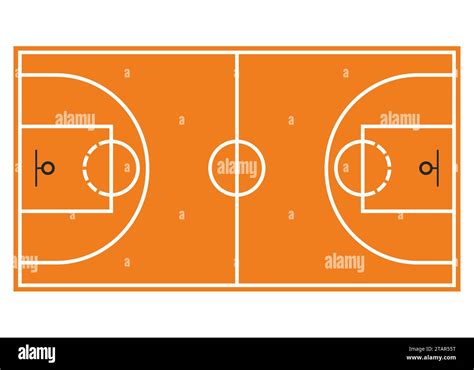 Basketball Court Floor Plan Hi Res Stock Photography And Images Alamy
