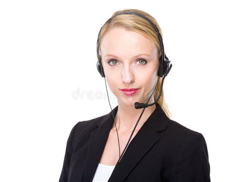 Female Customer Service Representative Stock Photo Image Of Customer