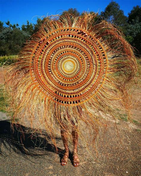 Aboriginal Art Circular Weaving Weaving Art Aboriginal