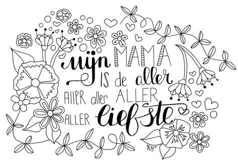 44 kleurplaten verjaardag o a voor mama papa opa en oma voor 15 verjaardag. Kleurplaat Jarige Mama
