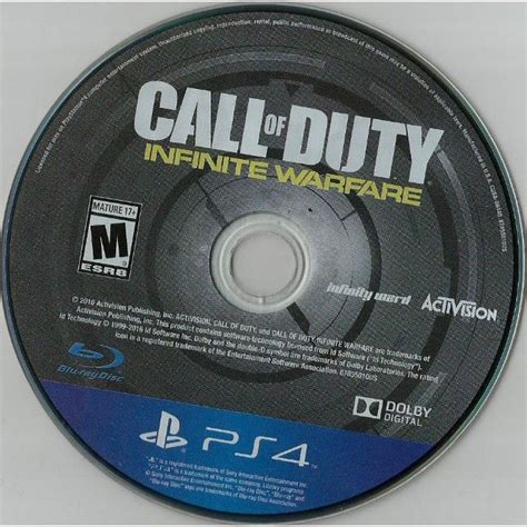 Ps4 Call Of Duty Infinite Warfare Disc Only Ps4 Games Like New