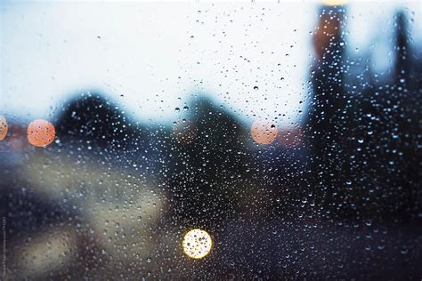 Rain Drops On Window By Stocksy Contributor Jovana Rikalo Stocksy
