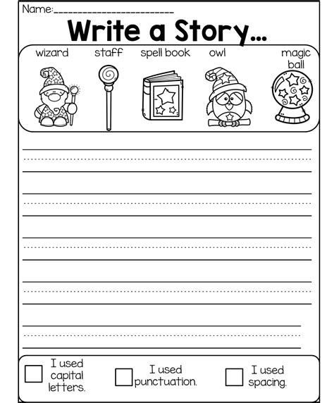 I Can Write A Story Writing Prompts For Kids Teaching Writing Writing
