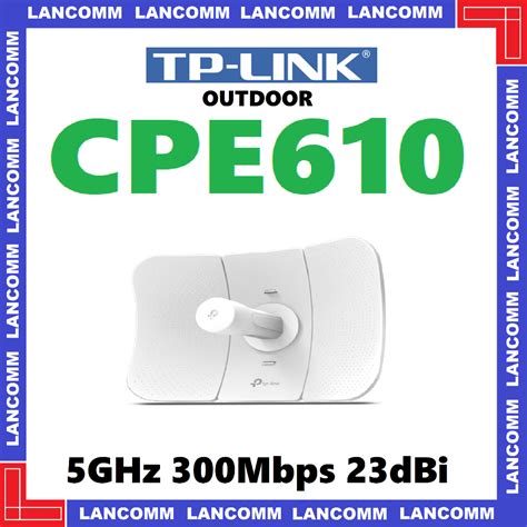 Tp Link Cpe610 5ghz 300mbps 23dbi Outdoor Router Cpe210 Cpe220