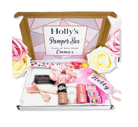Personalised Pamper Box Ts For Her Birthday T Ts Etsy Uk