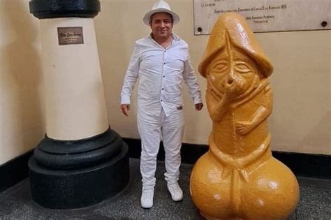 Mayor Sparks Town Hall Scandal By Erecting Giant Ceramic Penis Statue