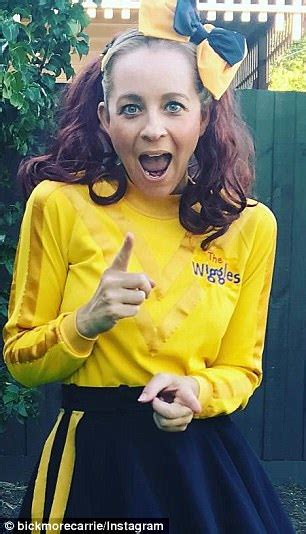 The Projects Carrie Bickmore Dresses Up As Yellow Wiggle