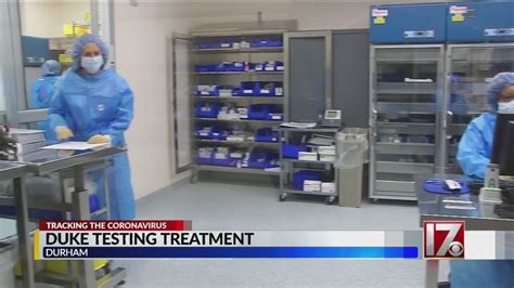 Duke Health Officials Testing Covid 19 Treatment Youtube