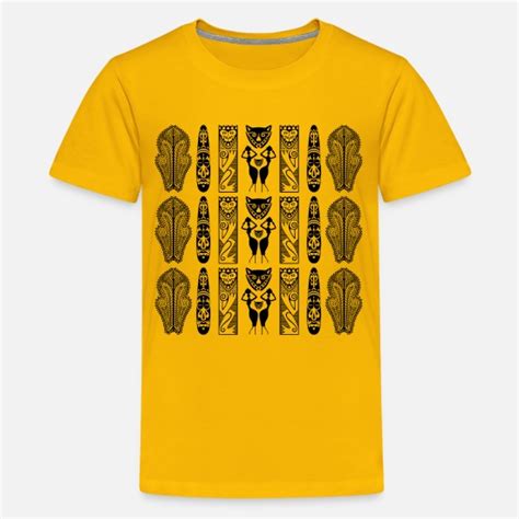 African Art Decorative Kids Premium T Shirt Spreadshirt