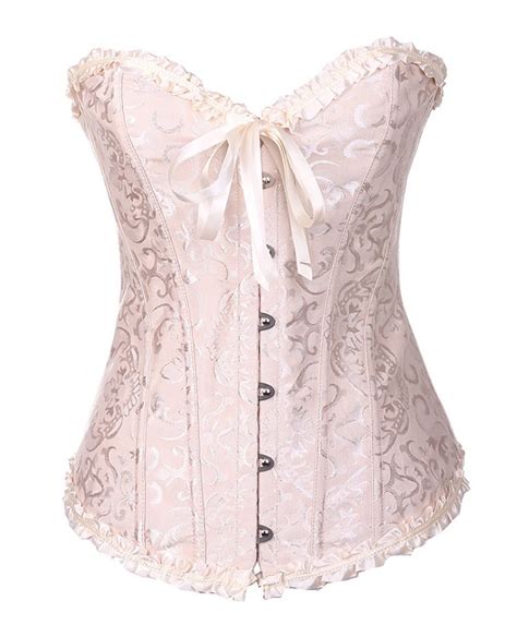 Fashion Sexy Lace Corselet Up Overbust Sexy Corset Top Bustier Wedding Bridal Corset Plus Size S